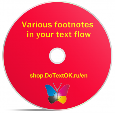 Various footnotes in your text flow