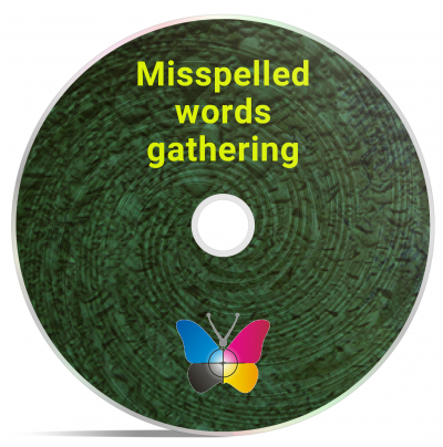 Misspelled words gathering